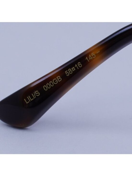 Jimmy Choo LILI/S 0000 GB Sunglasses Rose Gold Square Frame, Grey Lenses main image 8
